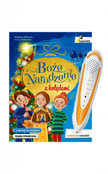 Komplet pióro KAKADU + książka Boże Narodzenie z kolędami