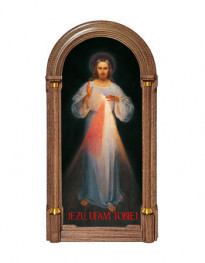 Obraz Jezu Ufam Tobie - wileński (rama ciemna)