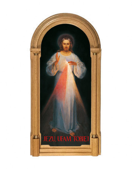 Obraz Jezu Ufam Tobie - wileński (rama jasna)