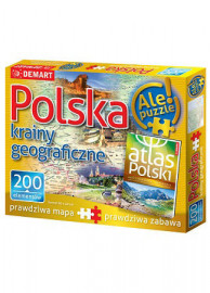 Polska. Krainy Geograficzne. Puzzle