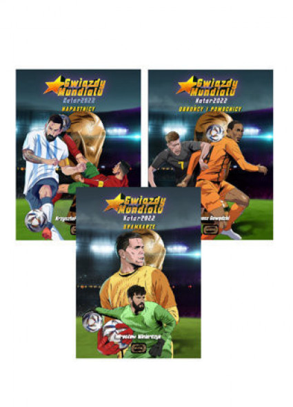 Gwiazdy mundialu. Komplet 3 książek