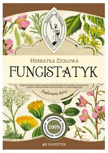Herbatka ziołowa Fungistatyk, 120g  (40 saszetek po 3 g)