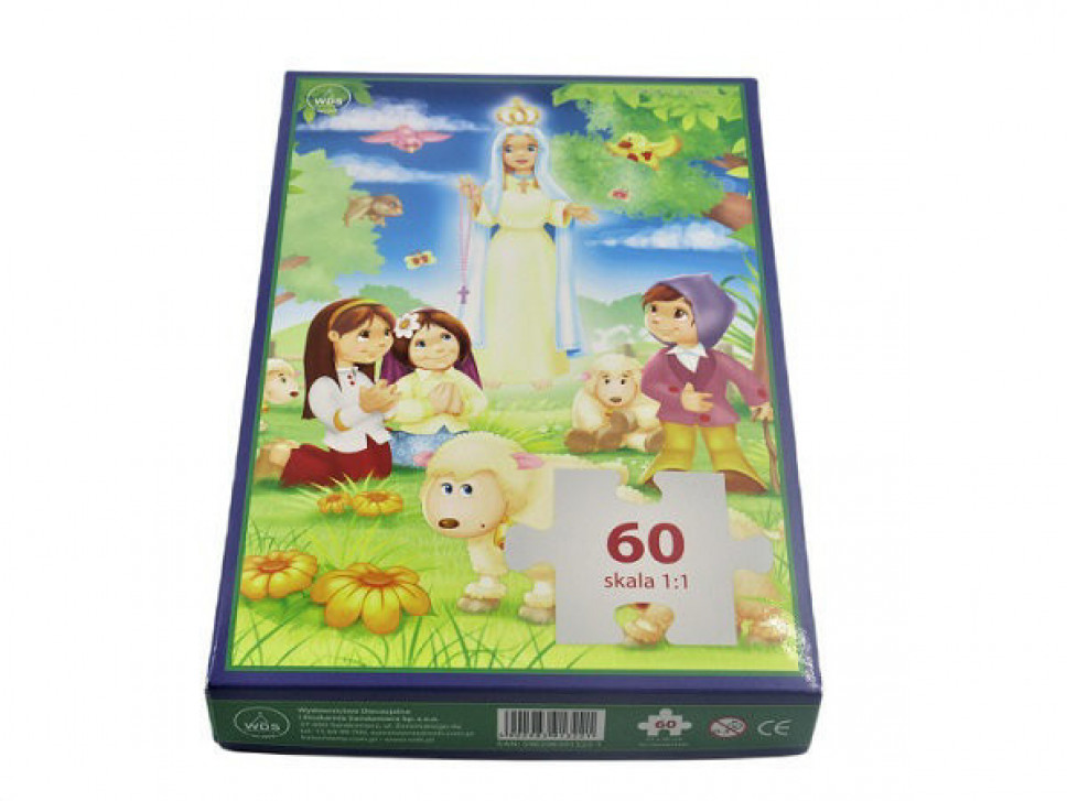 Puzzle 60 elementów - Matka Boża Fatimska