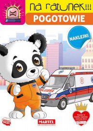 Na ratunek. Komplet 3 kolorowanek z naklejkami