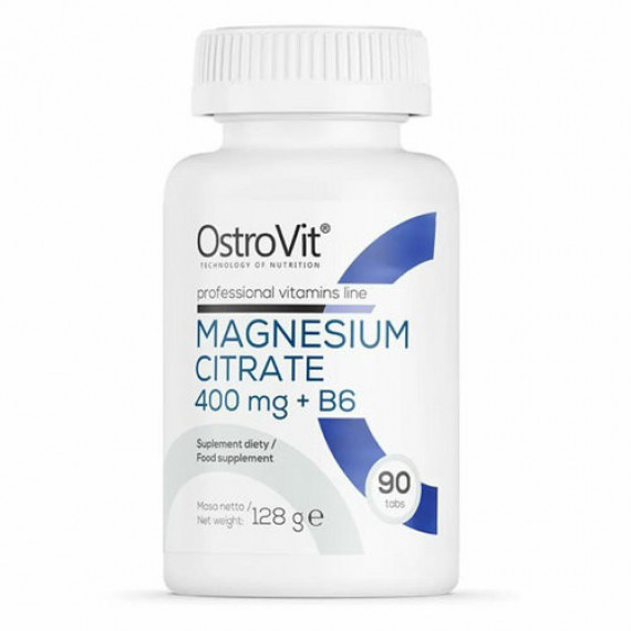 Cytrynian magnezu, 90 tabletek - OstroVit