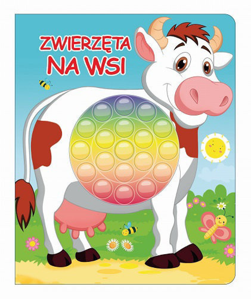 Zwierzęta na wsi. Książka sensoryczna