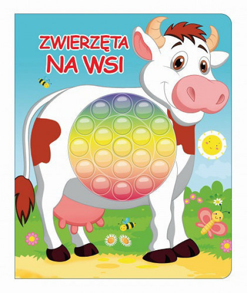 Zwierzęta na wsi. Książka sensoryczna