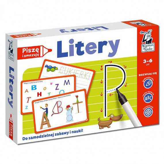 Litery. Piszę i zmazuję