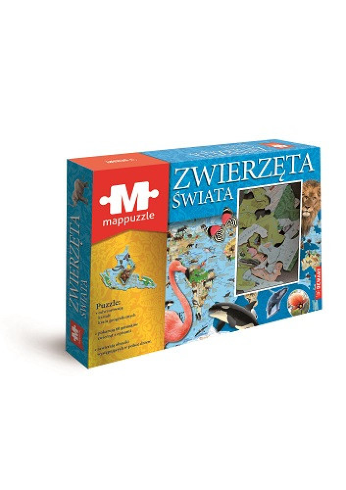 Mappuzzle. Zwierzęta świata