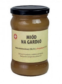 Miód na gardło. Wielokwiatowy z propolisem
