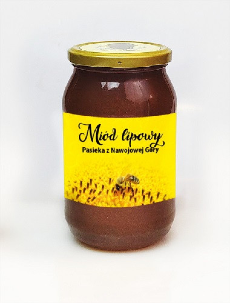 Miód lipowy, 1200g - Pasieka z Nawojowej Góry
