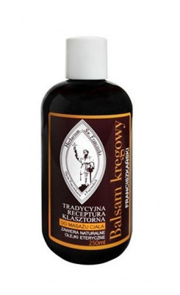 Franciszkański balsam kręgowy, 250 ml : Herbarium Św. Franciszka