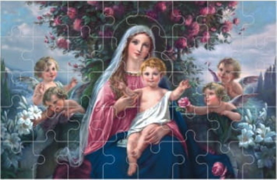 Puzzle Matka Boża : Gry i zabawy religijne dla dzieci i młodzieży