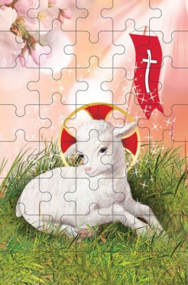 Puzzle Baranek Wielkanocny : Gry i zabawy religijne dla dzieci i młodzieży