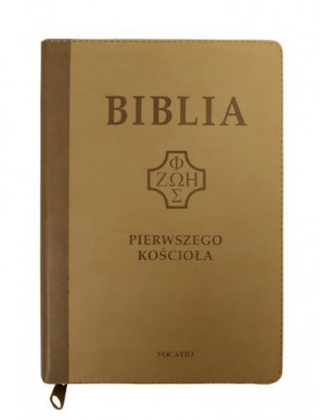 Biblia pierwszego Kościoła, okładka jasny beż : Biblia