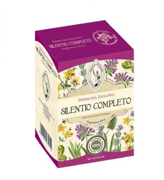 Franciszkańska herbatka Silentio Completo, 100 g : Praparaty ziołowe