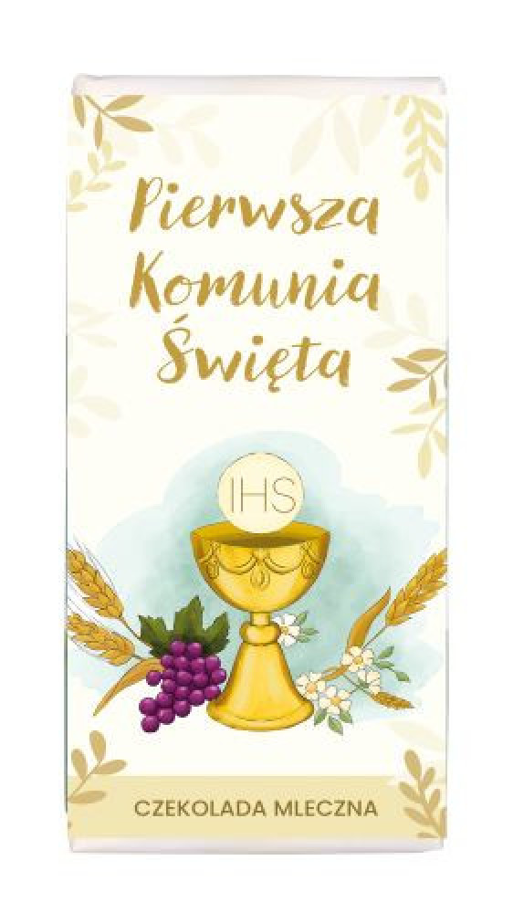 Czekolada mleczna Pierwsza Komunia Święta