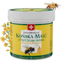 Końska maść z pszczelim jadem : Zdrowie, preparaty ziołowe