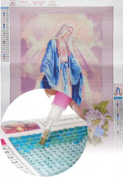 Haft diamentowy mozaika Matka Boża : Dewocjonalia : Soulima