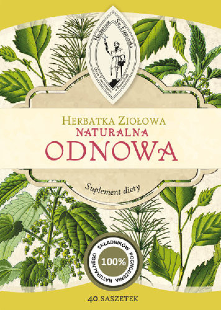Franciszkańska herbatka naturalna odnowa : Preparaty ziołowe