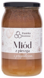 Miód z pierzga i propolisem 1150 g - Pasieka Rodzinna : Artykuły spożywcze