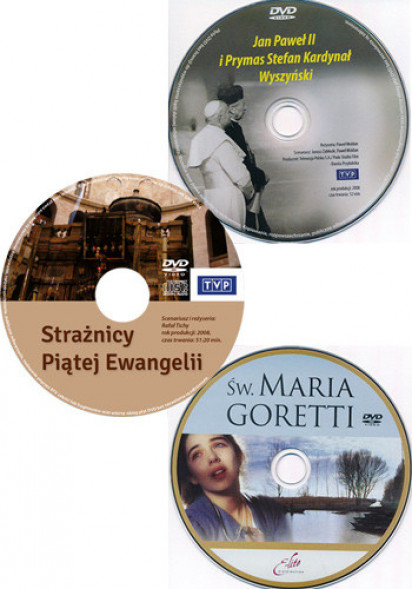 Klubowy pakiet filmowy. Trzy filmy DVD : Filmy. Książki z filmem