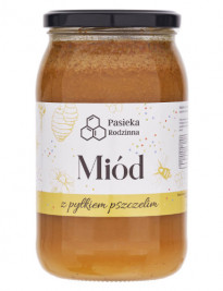 Miód z pyłkiem pszczelim 1150 g : Artykuły spożywcze