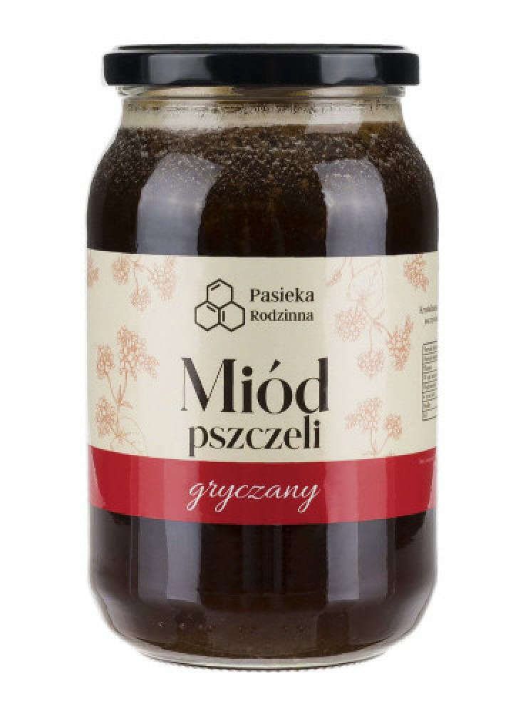 Miód gryczany 1150 g : Artykuły spożywcze