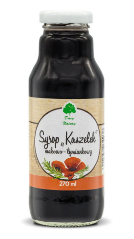 Syrop "Kaszelek" makowo-tymiankowy - 270 ml : Preparaty ziołowe