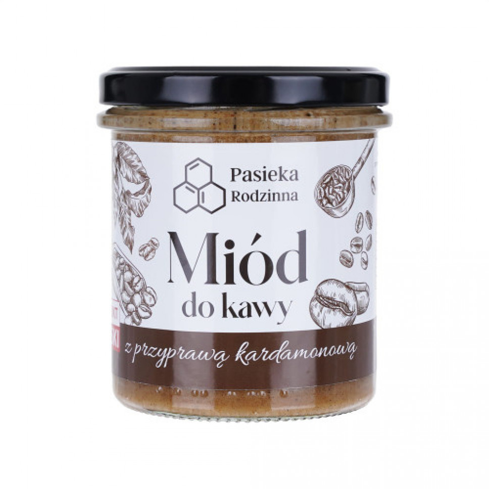 Miód do kawy. Z przyprawą kardamonową : Artykuły spożywcze