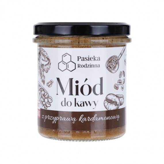 Miód do kawy. Z przyprawą kardamonową : Artykuły spożywcze