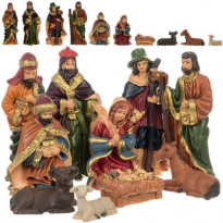 Figurki do szopki Bożonarodzeniowej. 10 sztuk : Różańce. Figurki. Bransoletki