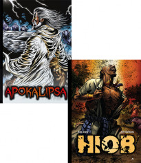 Apokalipsa. Komiks + Hiob. Komiks : Książki religijne dla dzieci