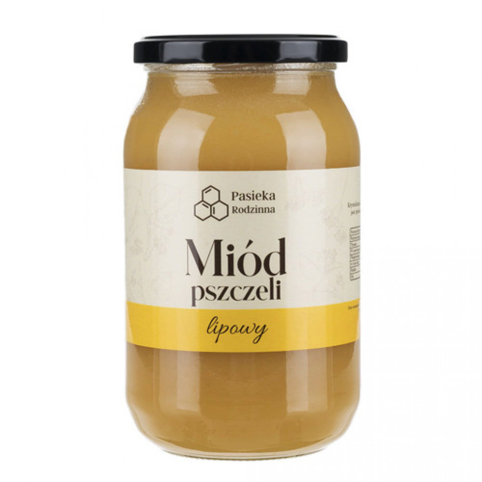 Miód lipowy, 1150 g - Pasieka Rodzinna