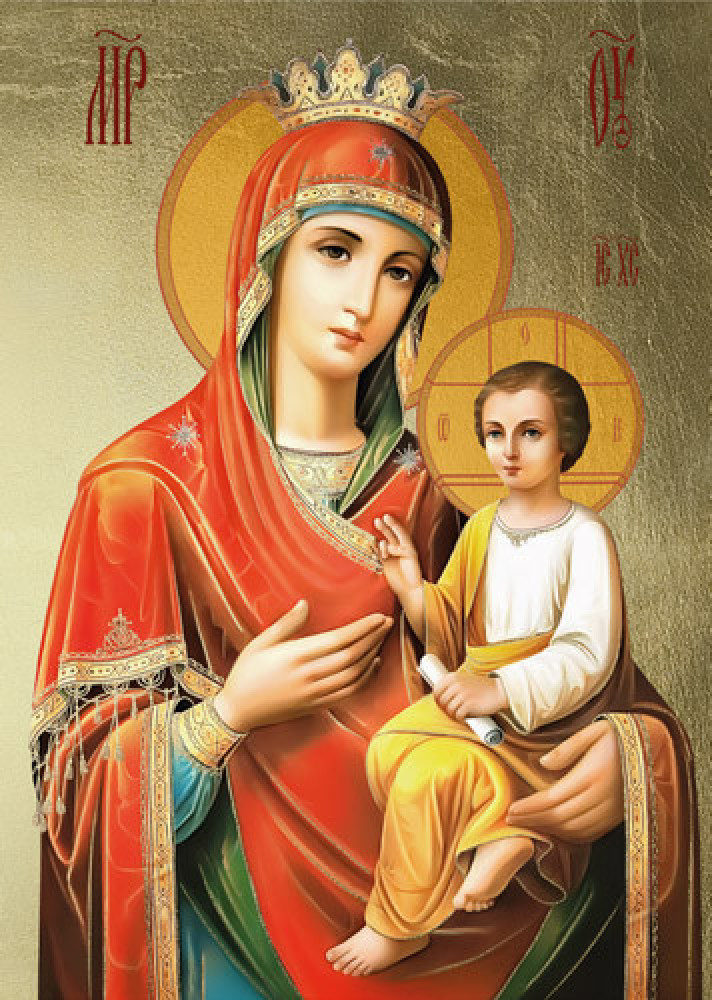 Ikona Matki Bożej Szybko Spełniającej Prośby : Art Christiana : Obrazy religijne