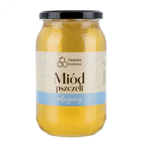 Miód akacjowy, 1150 g - Pasieka Rodzinna