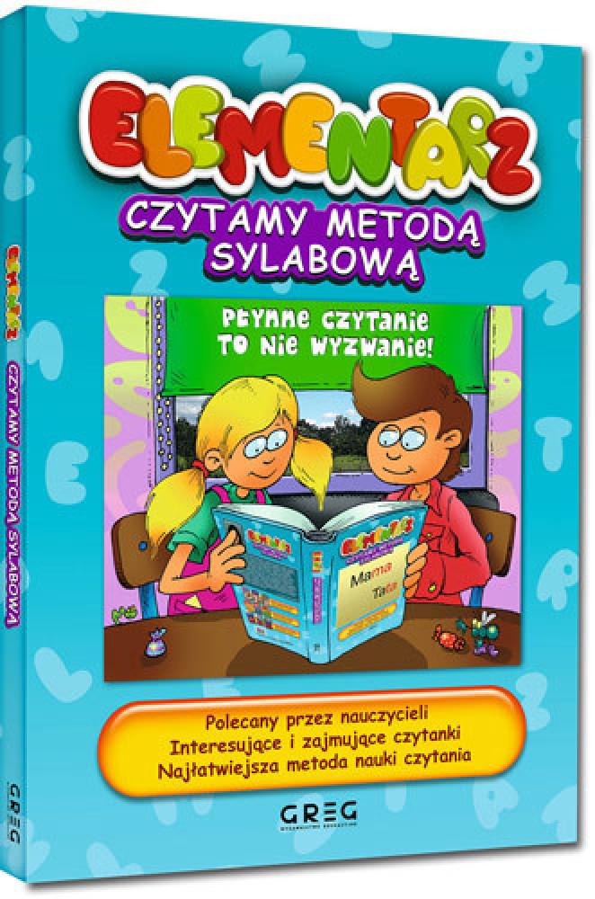 Elementarz - czytamy metodą sylabową - Alicja Karczmarska-Strzebońska : Książki edukacyjne dla dzieci