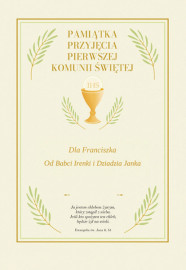 Biblia. Pismo Święte - Pamiątka I Komunii Świętej z dedykacją