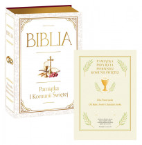 Biblia. Pismo Święte - Pamiątka I Komunii Świętej z dedykacją