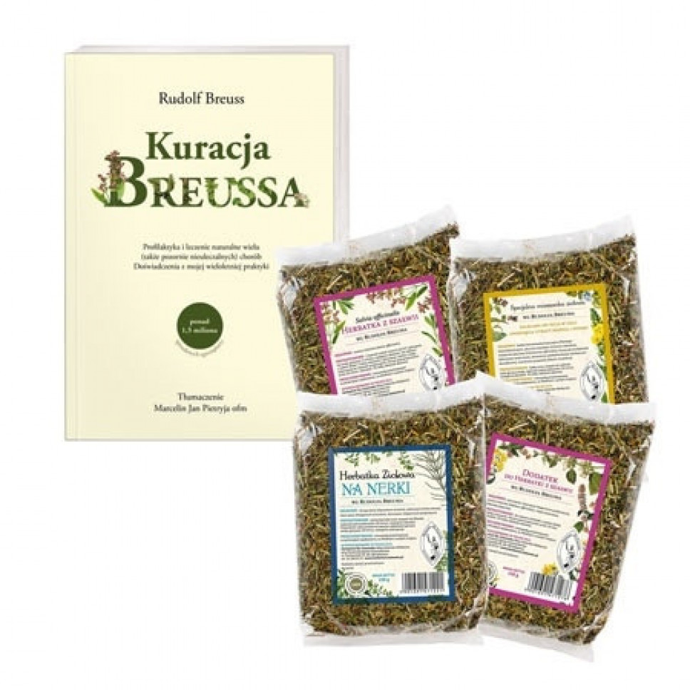 Kuracja Breussa. Książka i zioła - pakiet