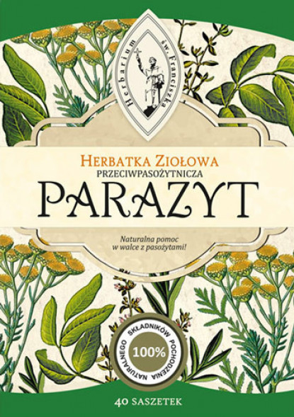 PARAZYT Herbatka ziołowa przeciwpasożytnicza FIX 40x3g - Herbarium św. Franciszka