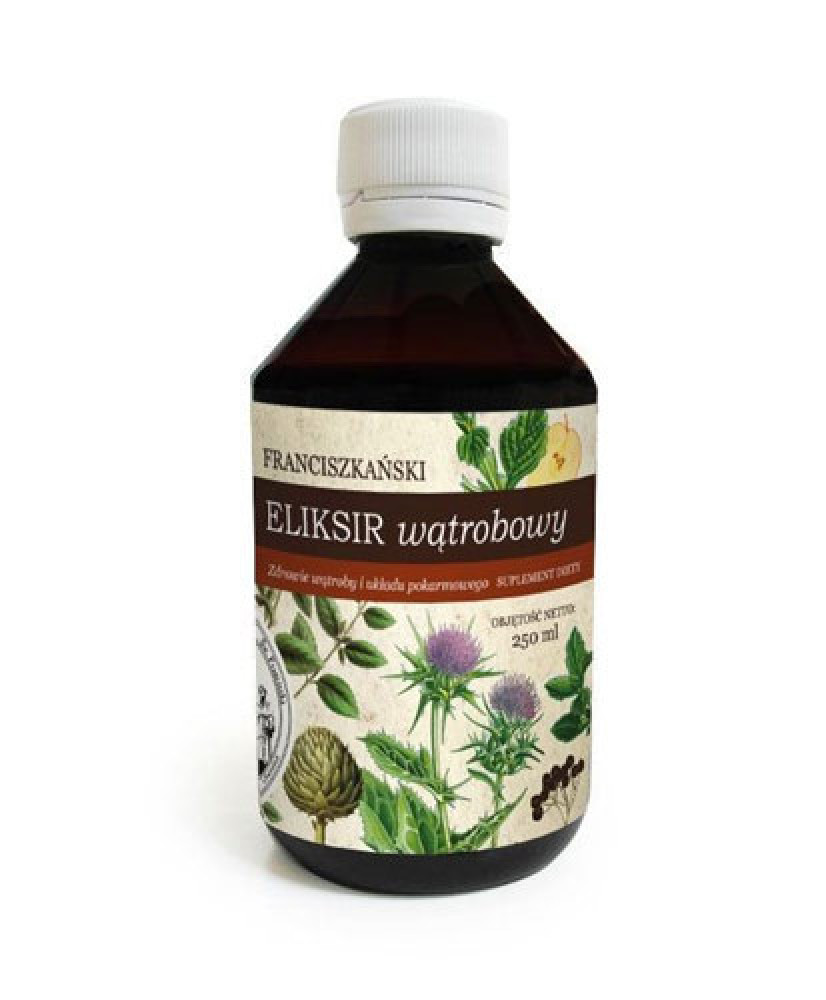 Franciszkański Eliksir wątrobowy, 250ml - Herbarium Św. Franciszka