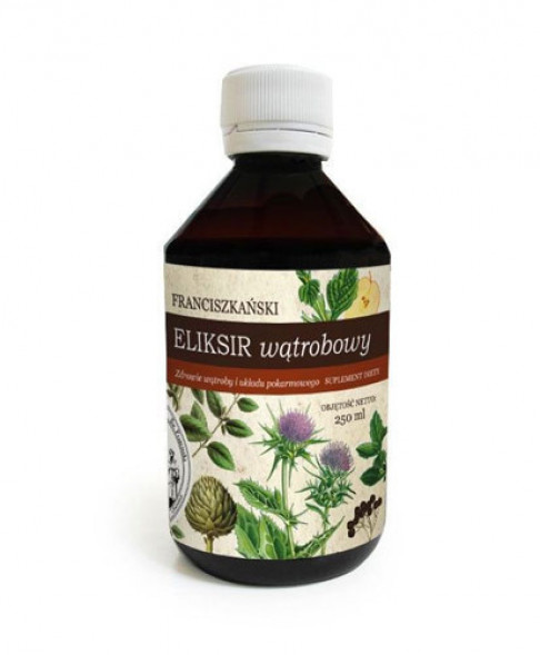 Franciszkański Eliksir wątrobowy, 250ml - Herbarium Św. Franciszka