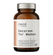 Decorem For Women 60 kapsułek - Kompleksowy suplement diety dla kobiet, zawierający 25 różnych substancji : OstroVit Pharma