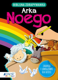 Arka Noego. Biblijna zdrapywanka - Jacob Vium-Olesen : Zadania i łamigłówki dla dzieci