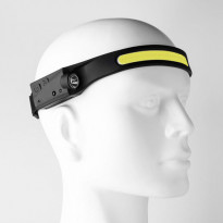 Latarka czołowa LED COB XPE USB Trizand