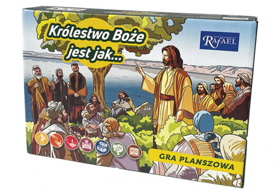 Królestwo Boże jest jak... Gra planszowa - ks. Dariusz Nawara : Gry i zabawy religijne dla dzieci i młodzieży