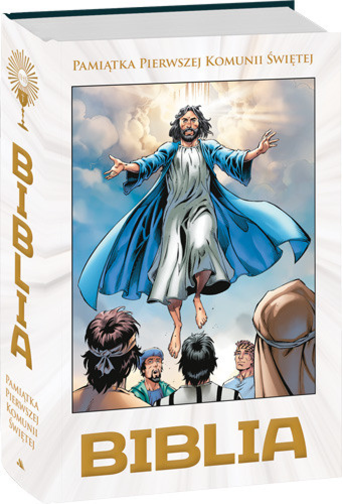 Biblia w komiksie - Pamiątka Pierwszej Komunii Świętej z DEDYKACJĄ