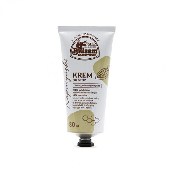 Krem do stóp z balsamem kapucyńskim, 80ml : Manufaktura Kapucynów : Kosmetyk