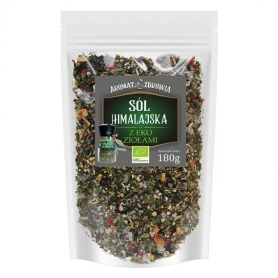 Sól himalajska z eko ziołami - uzupełnienie, 180 g